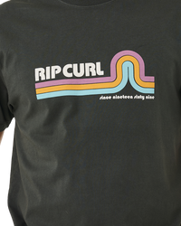 The Rip Curl Mens Surf Revival Mumma T-Shirt in Washed Black