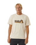 The Rip Curl Mens Surf Revival Mumma T-Shirt in Vintage White