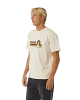 The Rip Curl Mens Surf Revival Mumma T-Shirt in Vintage White