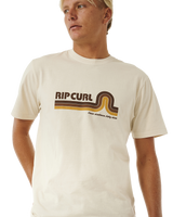 The Rip Curl Mens Surf Revival Mumma T-Shirt in Vintage White