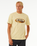 The Rip Curl Mens Surf Revival Mumma T-Shirt in Vintage Yellow