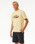 The Rip Curl Mens Surf Revival Mumma T-Shirt in Vintage Yellow