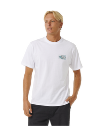 The Rip Curl Mens Traditions T-Shirt in White