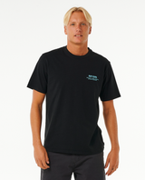 The Rip Curl Mens Heritage Ding Repairs T-Shirt in Black