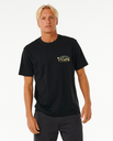 The Rip Curl Mens Mason Pipeliner T-Shirt in Black