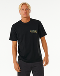 The Rip Curl Mens Mason Pipeliner T-Shirt in Black