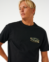 The Rip Curl Mens Mason Pipeliner T-Shirt in Black