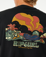 The Rip Curl Mens Mason Pipeliner T-Shirt in Black