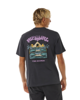 The Rip Curl Mens The Sphinx T-Shirt in Washed Black