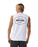 The Rip Curl Mens Stapler Vest in White