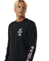 The Rip Curl Mens SWC Peace T-Shirt in Black