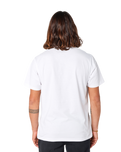 The Rip Curl Mens Surf Paradise Badge T-Shirt in White