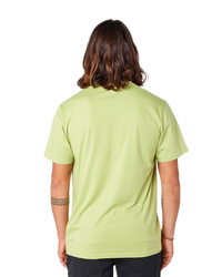 The Rip Curl Mens Surf Paradise Badge T-Shirt in Light Khaki