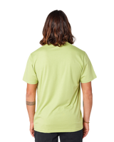 The Rip Curl Mens Surf Paradise Badge T-Shirt in Light Khaki