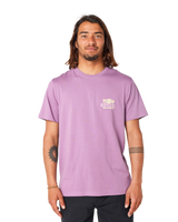 The Rip Curl Mens Surf Paradise F & B T-Shirt in Dusty Purple