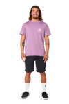 The Rip Curl Mens Surf Paradise F & B T-Shirt in Dusty Purple