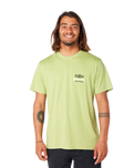 The Rip Curl Mens Surf Paradise F & B T-Shirt in Light Khaki