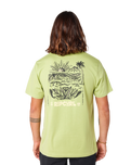 The Rip Curl Mens Surf Paradise F & B T-Shirt in Light Khaki