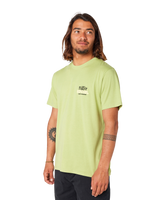 The Rip Curl Mens Surf Paradise F & B T-Shirt in Light Khaki