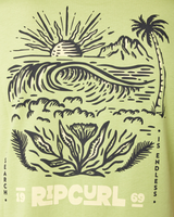 The Rip Curl Mens Surf Paradise F & B T-Shirt in Light Khaki