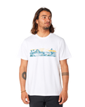 The Rip Curl Mens Paradise Land T-Shirt in White