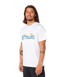 The Rip Curl Mens Paradise Land T-Shirt in White