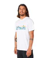 The Rip Curl Mens Paradise Land T-Shirt in White