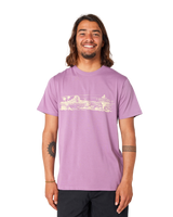 The Rip Curl Mens Paradise Land T-Shirt in Dusty Purple