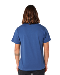 The Rip Curl Mens Paradise Land T-Shirt in Washed Navy