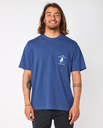 The Rip Curl Mens Shaper T-Shirt in Washed Navy