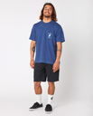 The Rip Curl Mens Shaper T-Shirt in Washed Navy