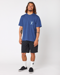 The Rip Curl Mens Shaper T-Shirt in Washed Navy