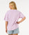 The Rip Curl Womens Cove Heritage T-Shirt in Lilac