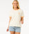 The Rip Curl Womens San Carlos Ringer T-Shirt in Bone