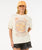 The Rip Curl Womens Luna Heritage T-Shirt in Bone