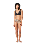 The Rip Curl Womens Sea Of Dreams Reversible Halter Bikini Top in Brown