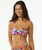 The Rip Curl Womens Hibiscus Heat Crop Bikini Top in Multi