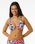 The Rip Curl Womens Hibiscus Heat D-DD Cup Balconette Bikini Top in Multi