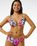 The Rip Curl Womens Hibiscus Heat D-DD Cup Balconette Bikini Top in Multi