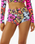 The Rip Curl Womens Hibiscus Heat Boyleg Bikini Bottoms in Multi