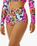 The Rip Curl Womens Hibiscus Heat Boyleg Bikini Bottoms in Multi