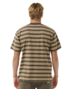 The Rip Curl Mens Search Stripe T-Shirt in Deep Rock