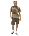 The Rip Curl Mens Search Stripe T-Shirt in Deep Rock