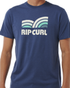 The Rip Curl Mens Surf Revival Capture T-Shirt in Washed Navy