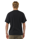 The Rip Curl Mens Search Embroidery T-Shirt in Black