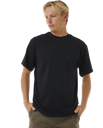 The Rip Curl Mens Search Embroidery T-Shirt in Black