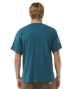 The Rip Curl Mens Search Embroidery T-Shirt in Trekking Green