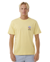 The Rip Curl Mens SWC Breaker T-Shirt in Straw