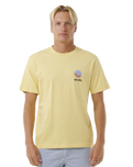 The Rip Curl Mens SWC Breaker T-Shirt in Straw