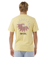 The Rip Curl Mens SWC Breaker T-Shirt in Straw